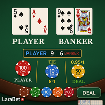 LaraBet - Baccarat - Gioco da Tavolo Premium